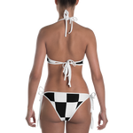 #da698010 - Black White Blueberry - ALTINO Reversible Bikini