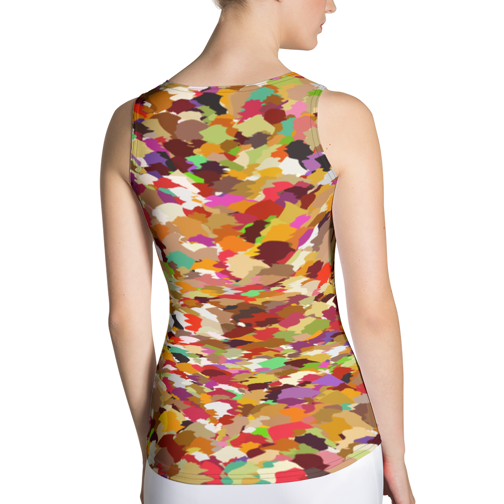 #48c2ae80 - Best Yummy Flavors Ever Sundae - ALTINO Fitted Tank Top - Gelato Collection