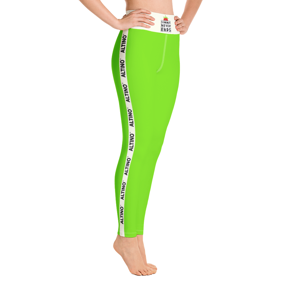 Chartreuse Green - #da114a30 - Lime - ALTINO Yoga Pants - Summer Never Ends Collection - Stop Plastic Packaging - #PlasticCops - Apparel - Accessories - Clothing For Girls - Women