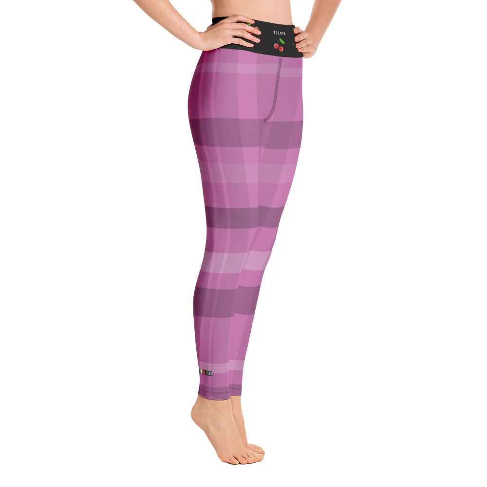 Fuchsia - #6b643c80 - Blueberry Vanilla Bean Sorbet - ALTINO Yummy Yoga Pants - Gelato Collection - Stop Plastic Packaging - #PlasticCops - Apparel - Accessories - Clothing For Girls - Women