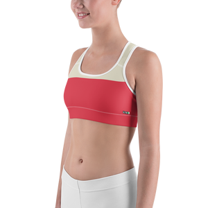 #da254b90 - Red Raspberry White Chocolate Stracciatella - ALTINO Sports Bra