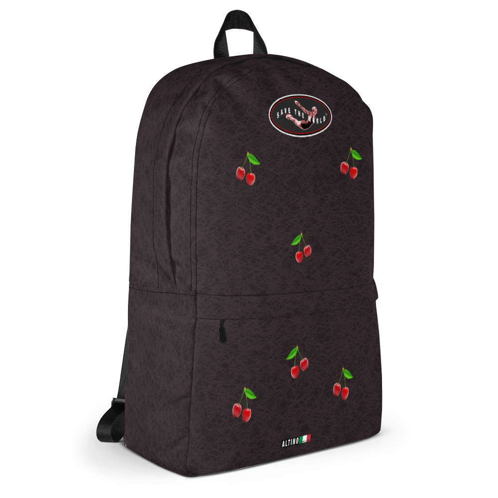 #f4007fa0 - Black Chocolate Cherry Cherry Twister - ALTINO Super Yummy Backpack