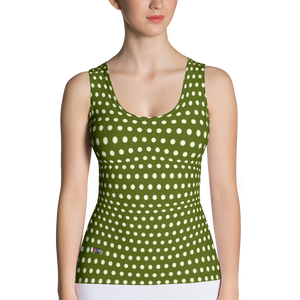 Yellow - #47117280 - Deep Pistachio Lemon Chunk - ALTINO Fitted Tank Top - Gelato Collection - Stop Plastic Packaging - #PlasticCops - Apparel - Accessories - Clothing For Girls - Women Tops