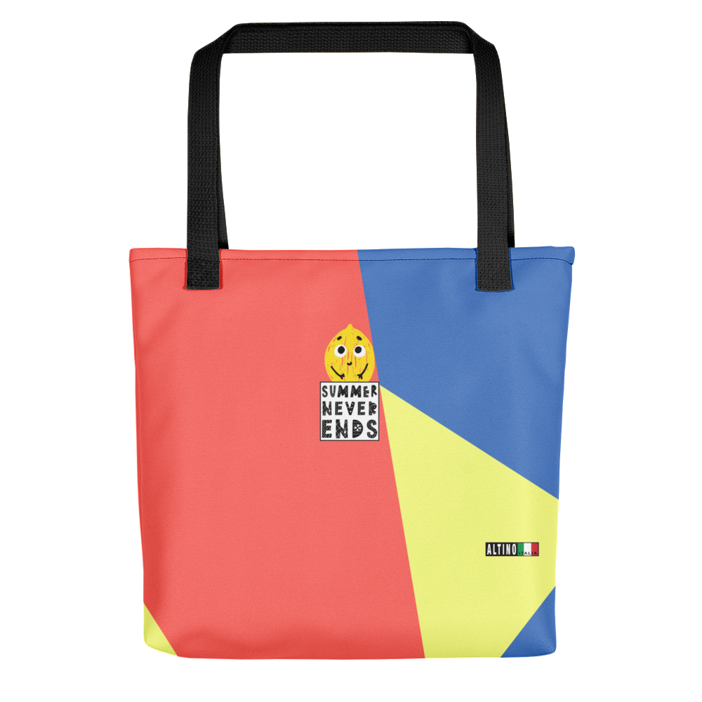 Azure - #37da5fa0 - Blueberry Pear Watermelon - ALTINO Tote Bag - Summer Never Ends Collection - Sports - Stop Plastic Packaging - #PlasticCops - Apparel - Accessories - Clothing For Girls - Women Handbags