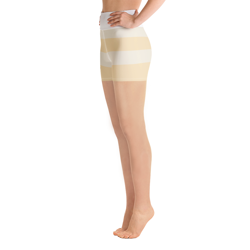 #57dada90 - Marshmallow Brittle Sorbet - ALTINO Yummy Yoga Shorts - Gelato Collection