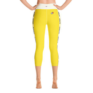 #ad329330 - Pineapple - ALTINO Yoga Capri - Summer Never Ends Collection