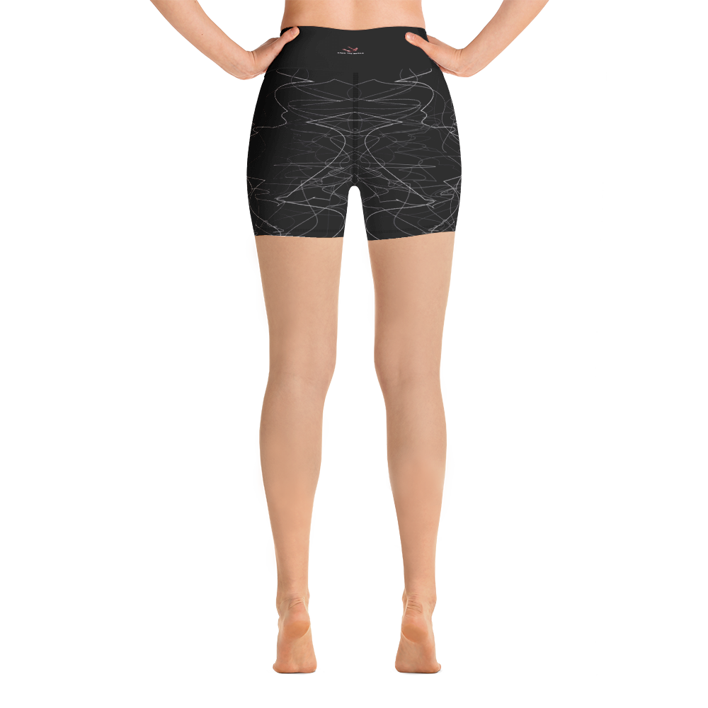 #8901a180 - ALTINO Yoga Shorts - Noir Collection