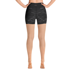 #8901a180 - ALTINO Yoga Shorts - Noir Collection