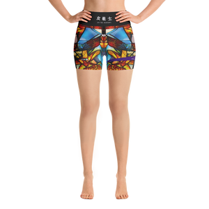 #2d061fa0 - ALTINO Senshi Yoga Shorts - Senshi Girl Collection