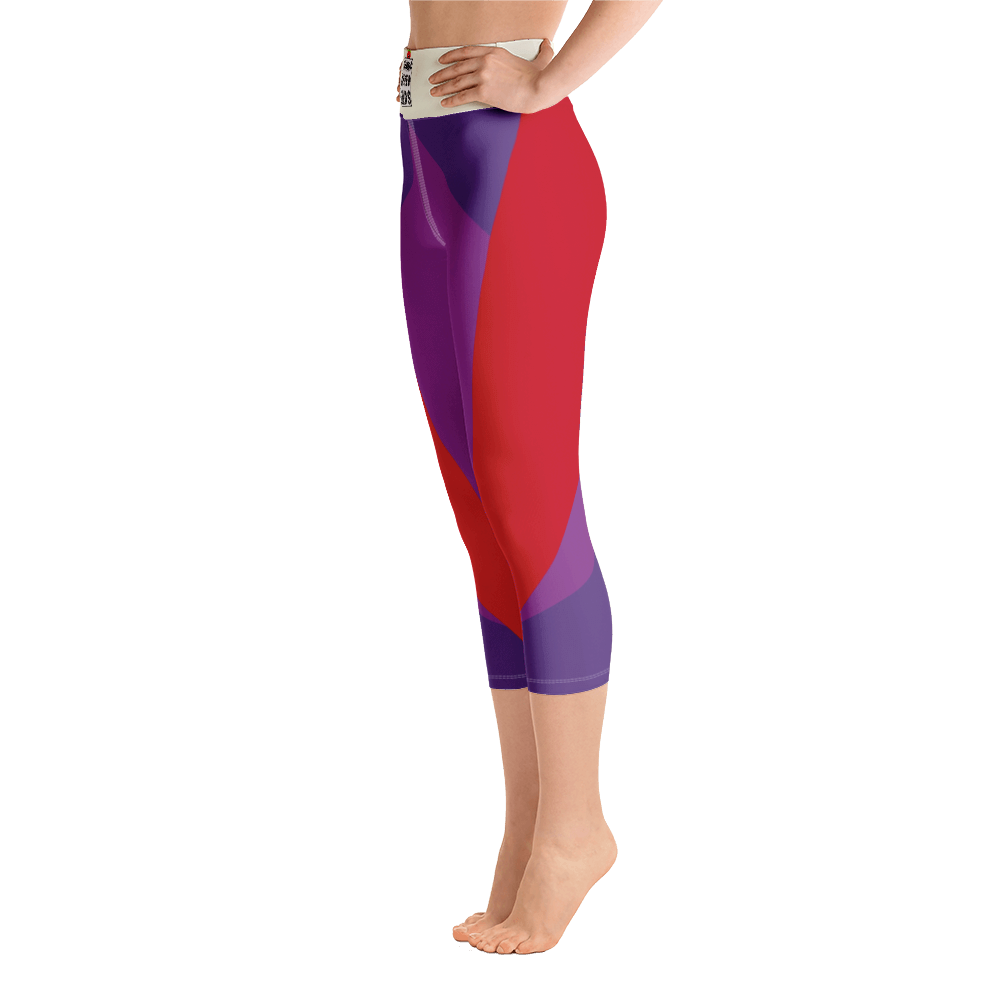 #6d7111d0 - Cherry Grape - ALTINO Yoga Capri - Team GIRL Player