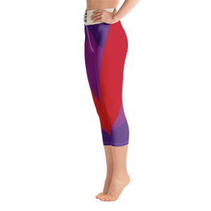 #6d7111d0 - Cherry Grape - ALTINO Yoga Capri - Team GIRL Player