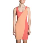 Red - #75927d30 - Orange Cream Watermelon - ALTINO Fitted Dress - Summer Never Ends Collection - Stop Plastic Packaging - #PlasticCops - Apparel - Accessories - Clothing For Girls - Women Dresses