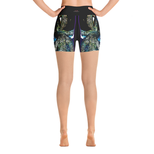 #6e3f91a0 - ALTINO Senshi Yoga Shorts - Senshi Girl Collection