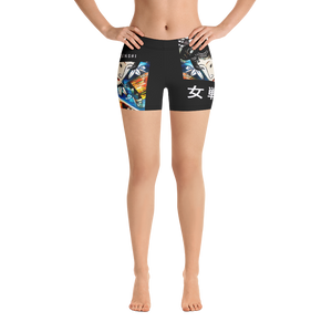 Black - #a1346c82 - ALTINO Senshi Chic Shorts - Senshi Girl Collection - Stop Plastic Packaging - #PlasticCops - Apparel - Accessories - Clothing For Girls - Women Pants