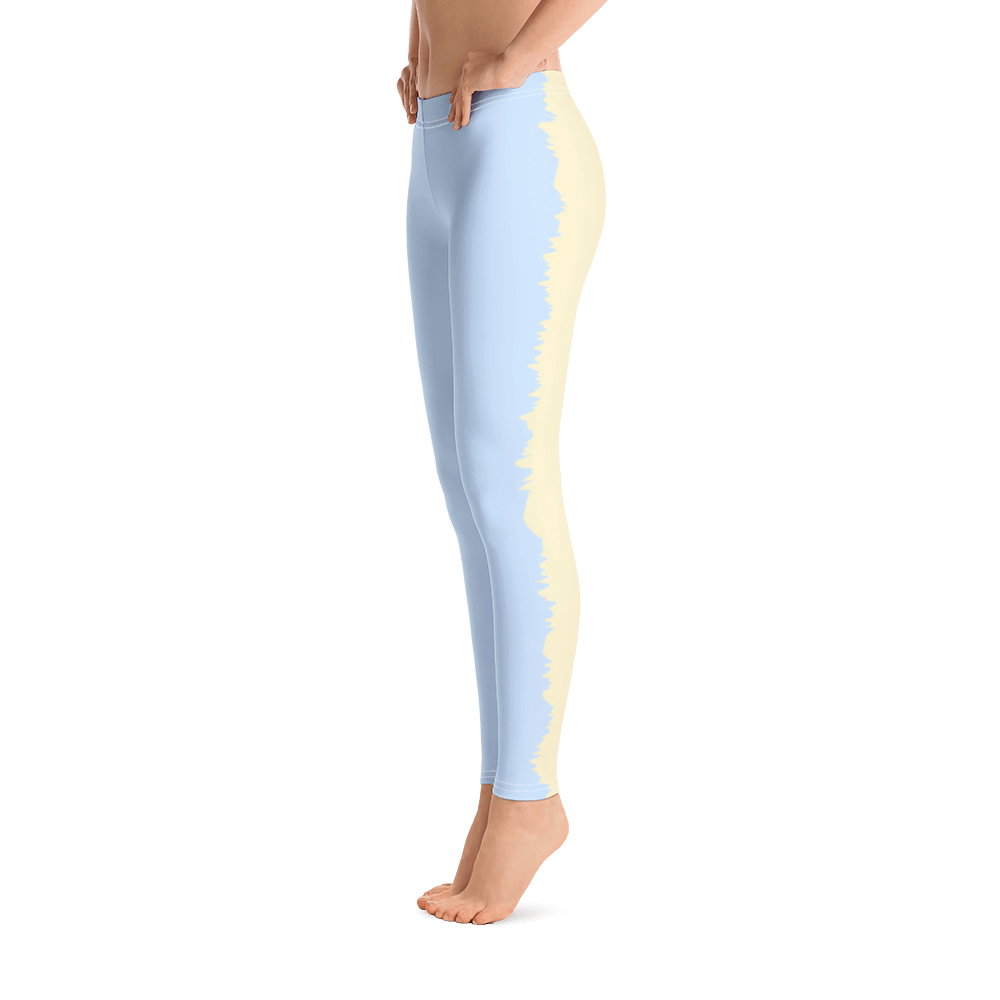 #a05c1390 - Vanilla Bean Tangerine Swirl - ALTINO Fashion Sports Leggings
