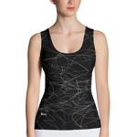 Black - #dbb11880 - ALTINO Fitted Tank Top - Noir Collection - Stop Plastic Packaging - #PlasticCops - Apparel - Accessories - Clothing For Girls - Women Tops