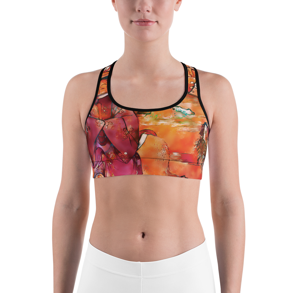 Black - #6453ce80 - ALTINO Senshi Sports Bra - Senshi Girl Collection - Stop Plastic Packaging - #PlasticCops - Apparel - Accessories - Clothing For Girls -