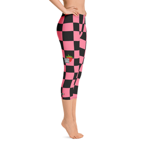 Crimson - #10a713a0 - Strawberry Black - ALTINO Capri - Summer Never Ends Collection - Yoga - Stop Plastic Packaging - #PlasticCops - Apparel - Accessories - Clothing For Girls - Women Pants