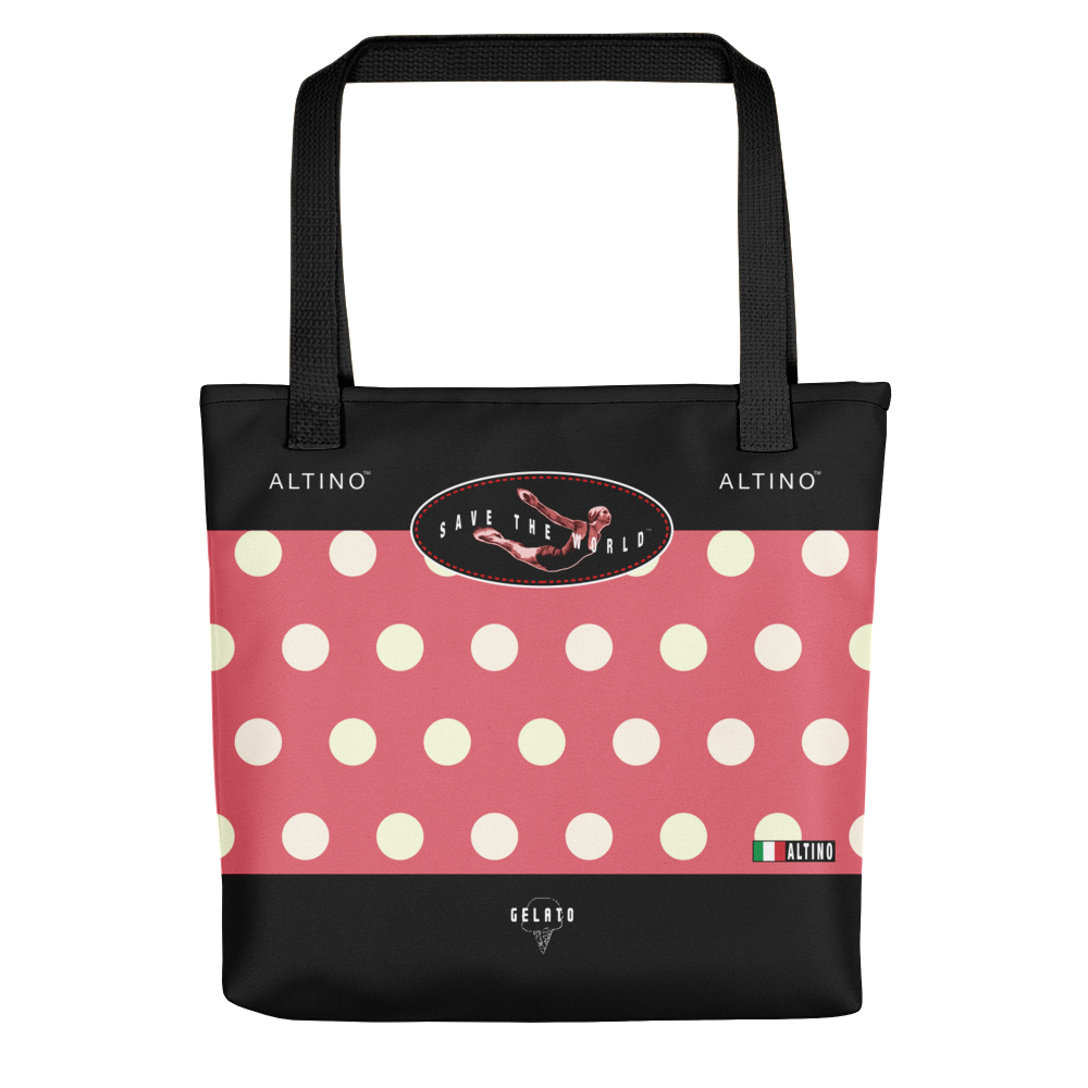 Red - #6548d8a0 - Strawberry Mango Apple Sundae - ALTINO Tote Bag - Gelato Collection - Sports - Stop Plastic Packaging - #PlasticCops - Apparel - Accessories - Clothing For Girls - Women Handbags