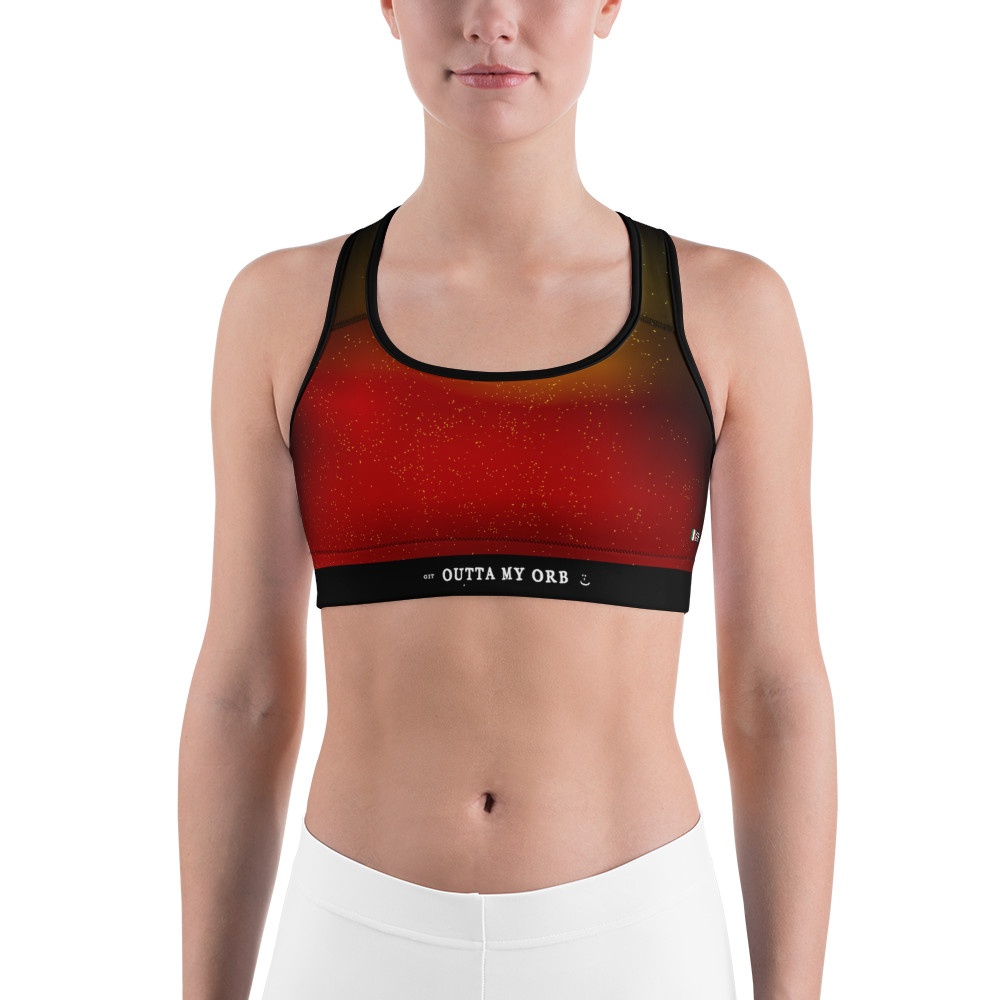 Black - #f4eacaa0 - Gritty Girl Orb 358341 - ALTINO Sports Bra - Gritty Girl Collection - Stop Plastic Packaging - #PlasticCops - Apparel - Accessories - Clothing For Girls -