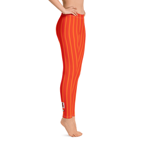 #c95173d0 - Orange Maraschino Cherry Frost - ALTINO Leggings - Team GIRL Player