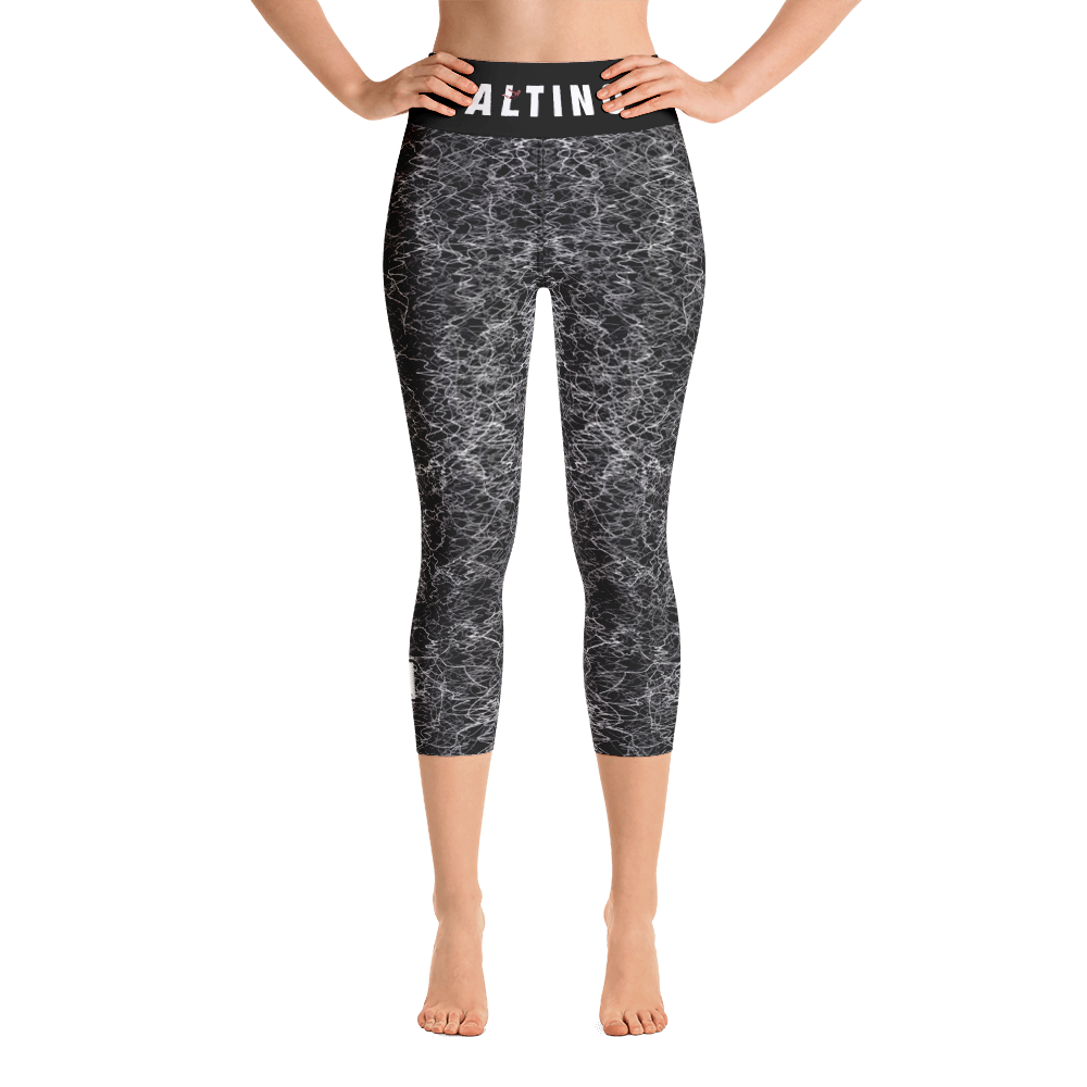 Black - #df9ea6c0 - ALTINO Yoga Capri - Team GIRL Player - Noir Collection - Stop Plastic Packaging - #PlasticCops - Apparel - Accessories - Clothing For Girls - Women Pants