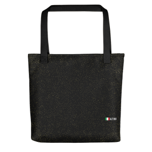 Black - #8d035c80 - Black Magic Gold Dust - ALTINO Tote Bag - Gritty Girl Collection - Sports - Stop Plastic Packaging - #PlasticCops - Apparel - Accessories - Clothing For Girls - Women Handbags