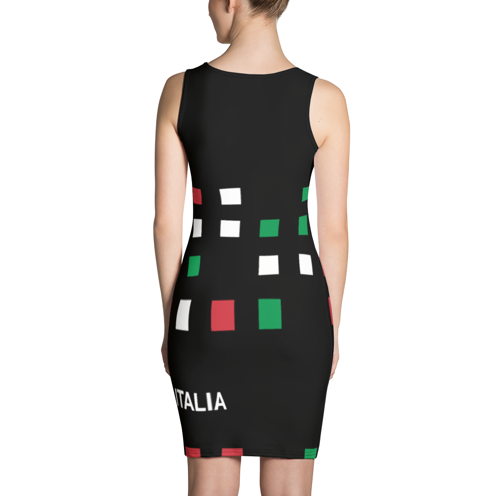 #477af520 - Viva Italia Art Commission Number 16 - ALTINO Fitted Dress