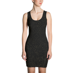 Black - #e4799300 - Black Magic Gold Dust - ALTINO Fitted Dress - Gritty Girl Collection - Stop Plastic Packaging - #PlasticCops - Apparel - Accessories - Clothing For Girls - Women Dresses
