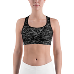 Black - #b3b85580 - ALTINO Sports Bra - Noir Collection - Stop Plastic Packaging - #PlasticCops - Apparel - Accessories - Clothing For Girls -