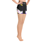 Black - #c73811a0 - ALTINO Senshi Yoga Shorts - Senshi Girl Collection - Stop Plastic Packaging - #PlasticCops - Apparel - Accessories - Clothing For Girls - Women Pants