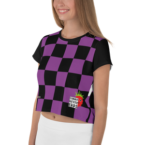 #a04780a0 - Grape Black - ALTINO Crop Tees - Summer Never Ends Collection