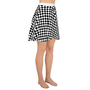 #dc79de80 - Black White - ALTINO Skater Skirt - Summer Never Ends Collection