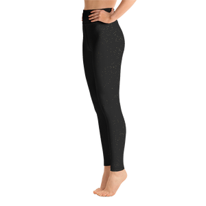 #14716a80 - Black Magic Touch Of Gold - ALTINO Yoga Pants - Gritty Girl Collection