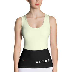 Yellow - #c19659a0 - Honeydew Boule - ALTINO Fitted Tank Top - Gelato Collection - Stop Plastic Packaging - #PlasticCops - Apparel - Accessories - Clothing For Girls - Women Tops