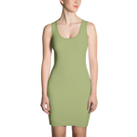 Yellow - #e7f38a00 - Pistachio Scoop - ALTINO Fitted Dress - Gelato Collection - Stop Plastic Packaging - #PlasticCops - Apparel - Accessories - Clothing For Girls - Women Dresses