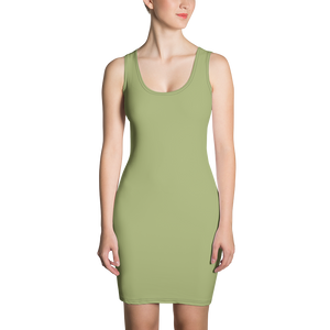 Yellow - #e7f38a00 - Pistachio Scoop - ALTINO Fitted Dress - Gelato Collection - Stop Plastic Packaging - #PlasticCops - Apparel - Accessories - Clothing For Girls - Women Dresses