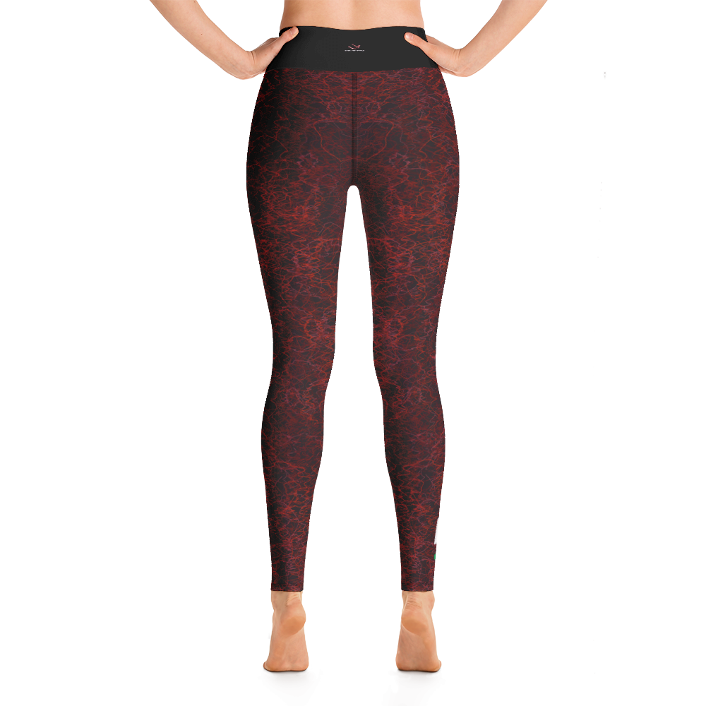 #704e28c0 - Black Chocolate Cherry Dream Crush - ALTINO Yummy Yoga Pants