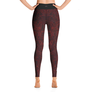 #704e28c0 - Black Chocolate Cherry Dream Crush - ALTINO Yummy Yoga Pants