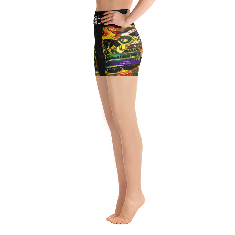 #cf6c81a0 - ALTINO Senshi Yoga Shorts - Senshi Girl Collection