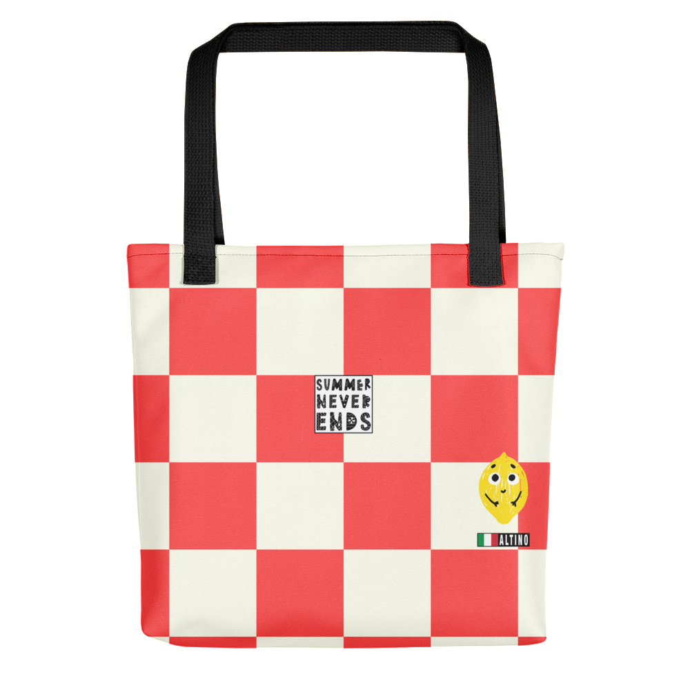 Red - #7fb6c2a0 - Grapefruit And Cream - ALTINO Tote Bag - Summer Never Ends Collection - Sports - Stop Plastic Packaging - #PlasticCops - Apparel - Accessories - Clothing For Girls - Women Handbags