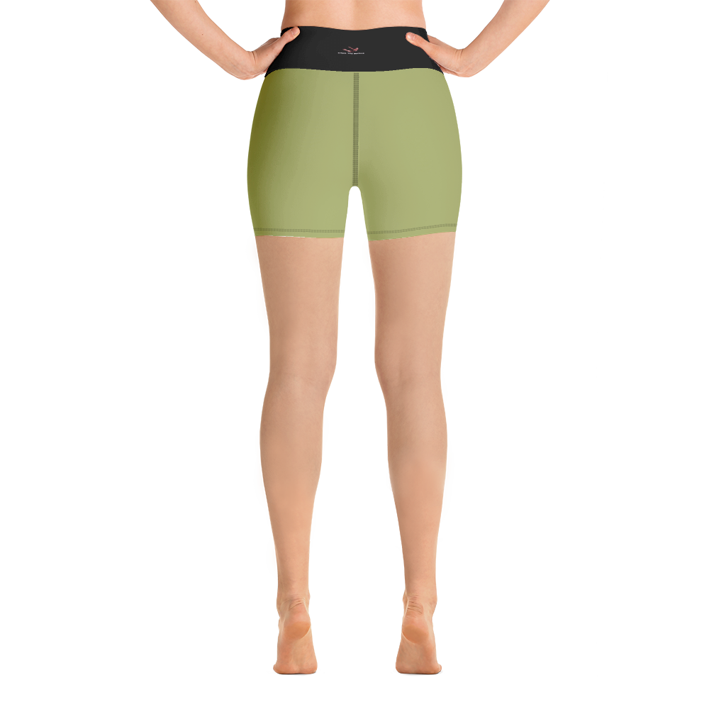 #7a89a680 - Pistachio Scoop - ALTINO Yummy Yoga Shorts - Gelato Collection