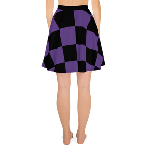 #e5a74080 - Grape Black - ALTINO Skater Skirt - Summer Never Ends Collection