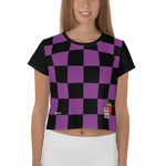 Magenta - #a04780a0 - Grape Black - ALTINO Crop Tees - Summer Never Ends Collection - Stop Plastic Packaging - #PlasticCops - Apparel - Accessories - Clothing For Girls - Women Tops