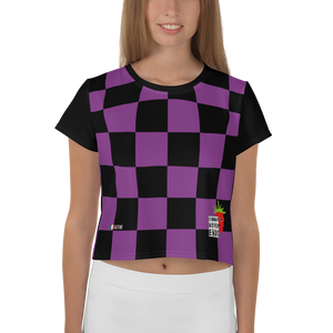 Magenta - #a04780a0 - Grape Black - ALTINO Crop Tees - Summer Never Ends Collection - Stop Plastic Packaging - #PlasticCops - Apparel - Accessories - Clothing For Girls - Women Tops