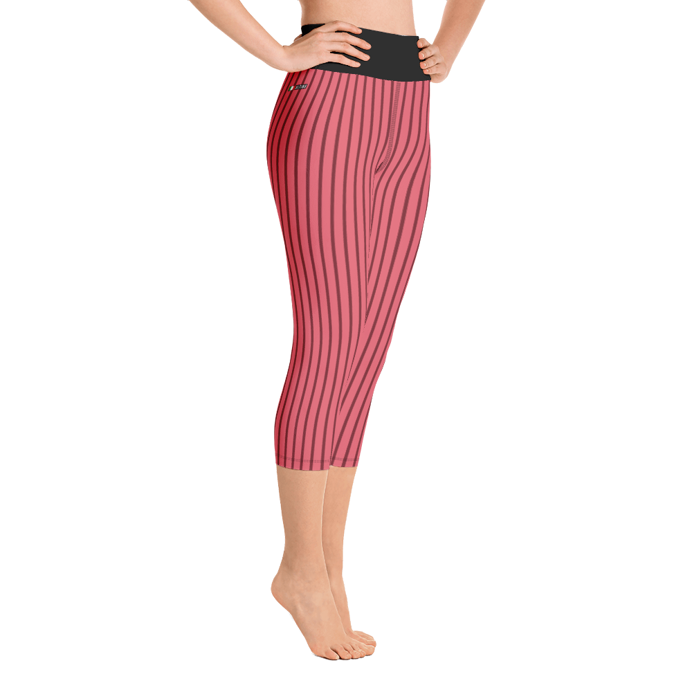 #df5c5280 - Watermelon Sour Cherry Sorbet - ALTINO Yummy Yoga Capri - Gelato Collection