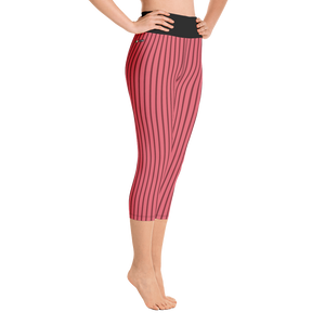 #df5c5280 - Watermelon Sour Cherry Sorbet - ALTINO Yummy Yoga Capri - Gelato Collection