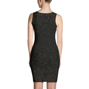 #eab90a00 - Black Magic Super Gold - ALTINO Fitted Dress - Gritty Girl Collection