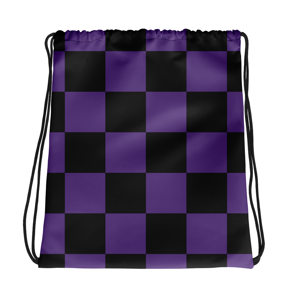 #b6b8b8a0 - Grape Black - ALTINO Draw String Bag - Summer Never Ends Collection