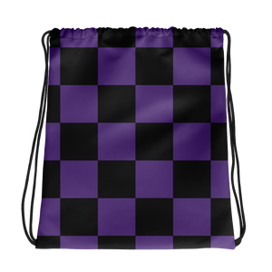 #b6b8b8a0 - Grape Black - ALTINO Draw String Bag - Summer Never Ends Collection